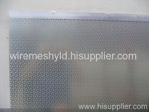 stainless steel special hole perforated metals