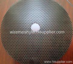 Black Anodizing Perforated Metal Mesh