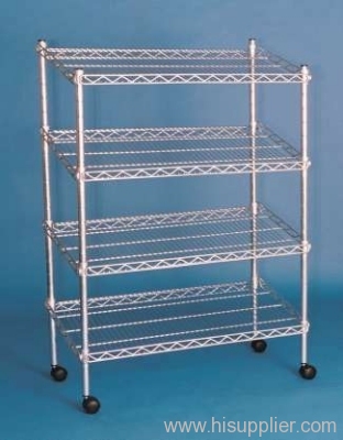 galvanized wire mesh shelvings