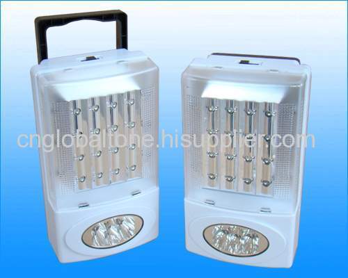 Led rechargeable emergency lamp
