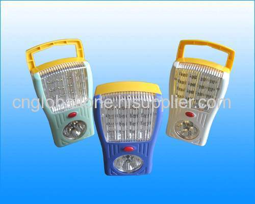 Led rechargeable emergency lamp