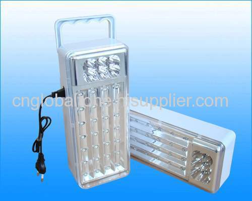 Led rechargeable emergency lamp