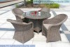 Round table leisure chair set