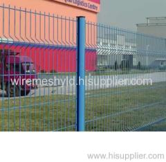 Blue PVC Coated Welded Wire Mesh Fence