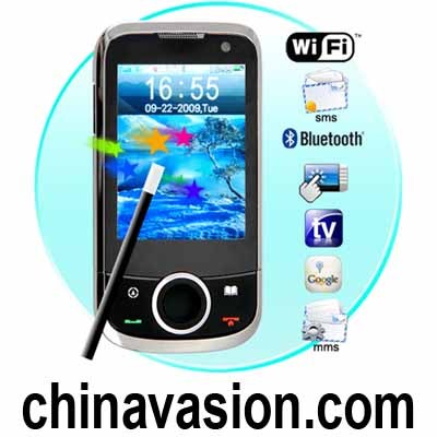 Quad band Touch Screen Dual SIM WiFi Media Cellphone