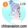 Frosty LED Snowman Christmas Ornament