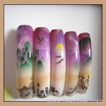 airbrush nail stencil