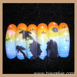 airbrush nail stencil