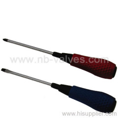 Massage handle stainless steel screwdriver