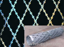 Straight type razor wire