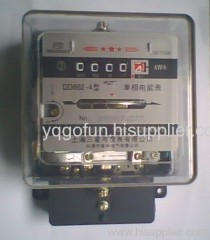 DD862 single phase watt hour meter