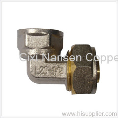 Brass pipe fitting