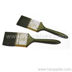 Hardwood handle paint brush