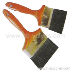 Flat black bristle brush