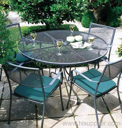 PVC coated expanded metal outdoor furnitures