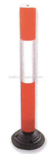 PVC warning posts