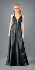 black evening dress