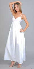 evening party dress white