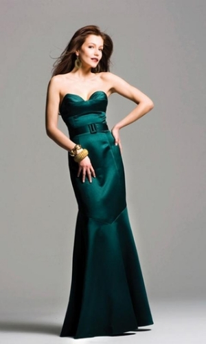 Formal Evening Dress Green 2010