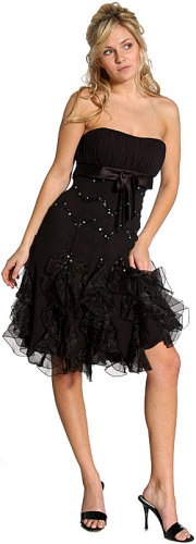 fashion prom dresses black