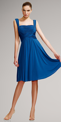 blue women's party dresses