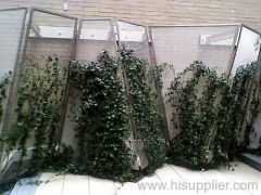 expanded metal mesh topiary wall
