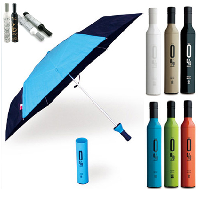 Wine bottle umbrella