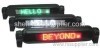 Red, Green, White Semi-outdoor led car sign with remote