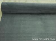 black wire cloth plain woven