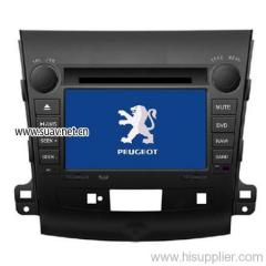 Special for Peugeot 4007 car DVD player GPS navigation TV Steering wheel control