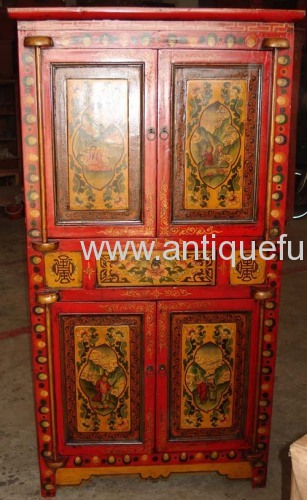 Reproduction Tibetan armoire