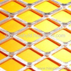 Decorative Flattened Aluminum Expanded Metal Mesh