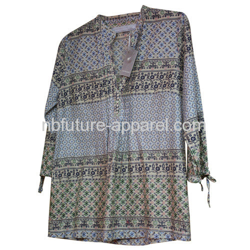 Ladies Printed Woven Blouse