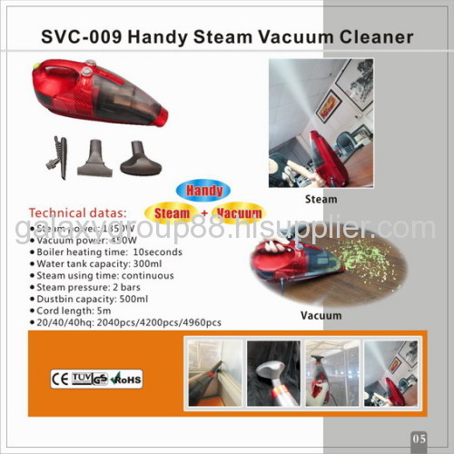 Hand-held Steam Vacuum Cleaner