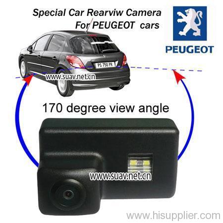 Car AUTO 170°Day/Night Reverse Rearview backup Camera For PEUGEOT