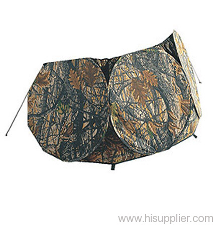 camo hunting tent