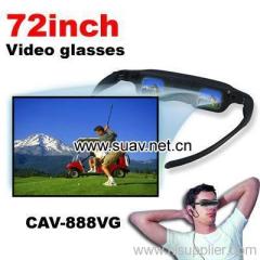 72" Virtual feeling video glasses cinema,monitor ps3,DVB-T,3G phone,Goggles