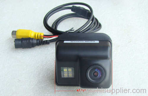 Waterproof Rearview Car Camera,5 METERS AV CABLE,170 Degree,Mirror,Night Vision,special for MAZDA,NTSC system only