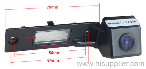 Waterproof Rearview Car Camera,5 METERS AV CABLE,170 Degree,Mirror,Night Vision,special for PASSAT,NTSC system only