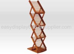 bamboo Z literature rack