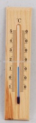 Wooden thermometer