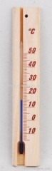 Wooden thermometer