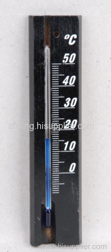 Wooden thermometer