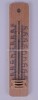 Wooden thermometer