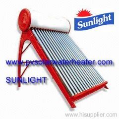compact vacuum tube solar water heater
