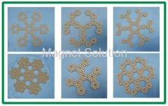 gold neodymium sphere magnets