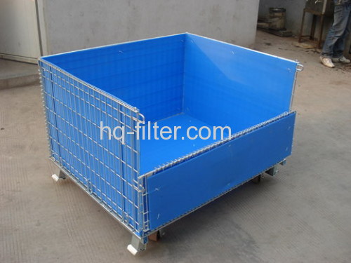 Blue Wire Container