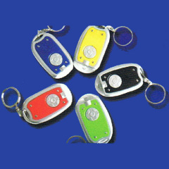 led key chain light with laser