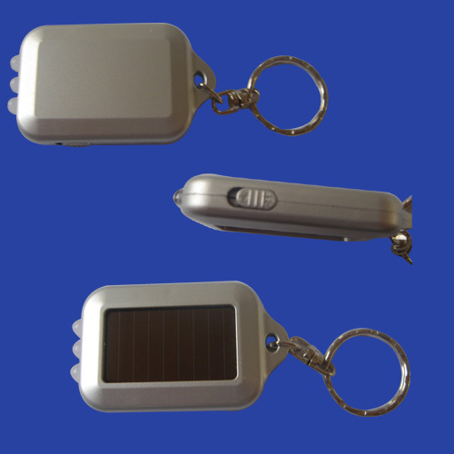 Solar LED Keychain Light