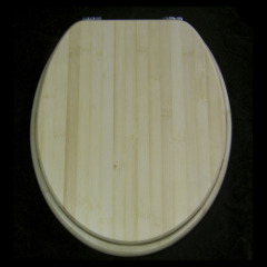 Solid wood toilet seat